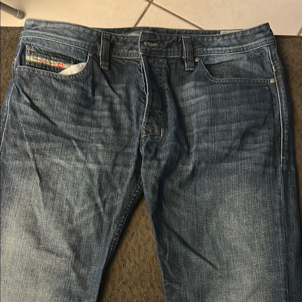 Diesel faded blue jeans